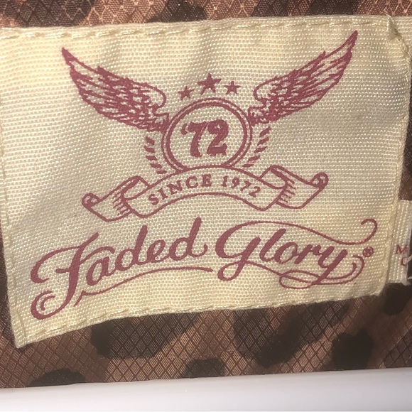 PRWND Vintage Faded glory puffer jacket XXL brown cheetah print .worn once - Picture 7 of 16